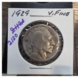 1929 Buffalo Nickel in Very Fine Condition
