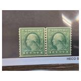 1916 US #490 Mint 1-Cent Coil Pair