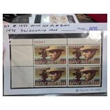 1975 US #1555 D.W. Griffith Plate Block