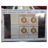 1960 Champions of Liberty Stamp Block