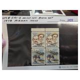 US #C91-92 Mint NH Block Set 1978 Airmail Issue