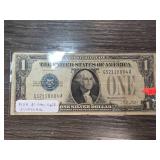 1928 $1 US Silver Certificate Funnyback