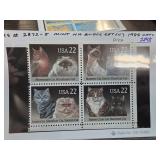 1988 US #2372-75 Mint NH Cat Block Set