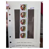 US Mint NH Coil Strip Stamps (5 each)