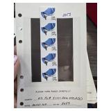 US PS 5111 Blue Jay Coil Strip of Five Stamps