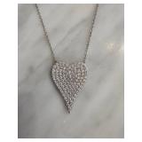 Sterling Silver Heart Pendant Necklace