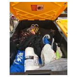 Clothes in Storage Tote
