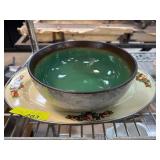 Studio California Bowl and Floral Oval Platter