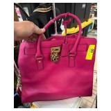 Michael Kors Pink Leather Tote Bag