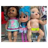 Three Dolls Including Hasbro 2010