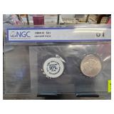 1884-O Morgan Dollar NGC MS61 GSA Soft Pack