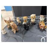 Ceramic Owl Figurine Collection