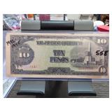 1942 Japanese Government Ten Pesos Note