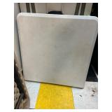 Portable Folding Plastic Table with Metal Frame