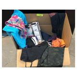 Box Lot of Mixed Apparel and Accessories
