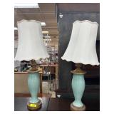 Porcelain Table Lamps with Shades