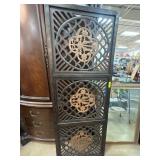 Decorative Three-Panel Metal Artwork