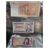 International Banknotes in Sleeve