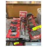 Milwaukee Tool Lot With Blades and Accessories