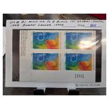 US Breast Cancer Awareness Stamp Block
