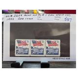 1992 US #2609 29c Flag and White House Stamps