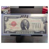 1928 U.S. $2 Red Seal Note