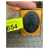 Framed Tintype Photograph of a Gentleman