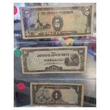 Japanese Government Issued Pesos Currency Notes