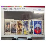 US 1553-1558 1975 Mint NH 10c Stamps