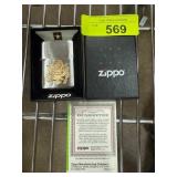 Zippo Lighter with U.S. Eagle Emblem and Box