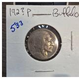 1923-P Buffalo Nickel in Holder