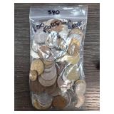 Bag of 100 Mixed Foreign Coins