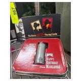 Marlboro Playing Cards and Lighter Gift Set