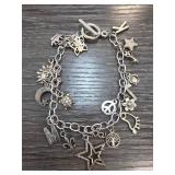 Charm Bracelet with Assorted Charms