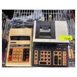 Vintage Sanyo Electronic Calculators
