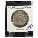 1929 Buffalo Nickel in Very Fine Condition