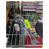 Chrome Plated Hinged Nutcracker and Seafood Tool