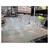 Engraved Glass Goblets