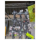 Eight Outlaw Ironworks Decorative Crosses