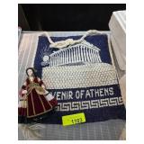 Greek Souvenir Bag with Doll in Traditional Attire