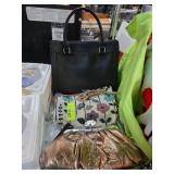 Three Handbags Including Nine West