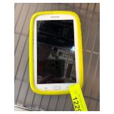 Samsung Galaxy Tab 3 with Yellow Case