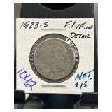 1923-S Buffalo Nickel in Holder