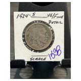 1924-S Buffalo Nickel VG/Fine Detail