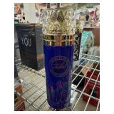 Zahrat Parfume Zalat Blue Bottle with Gold Accents