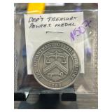 Department of Treasury Pewter Medal