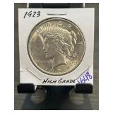 1923 Peace Silver Dollar in High Grade
