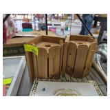 Wooden Birdhouses With Copper Accents