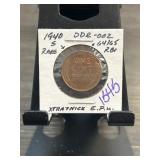 1940-S Lincoln Wheat Cent DDR-002