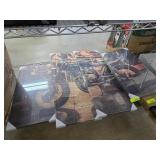 Motorcycle Workshop 4-Piece Wall Art Set